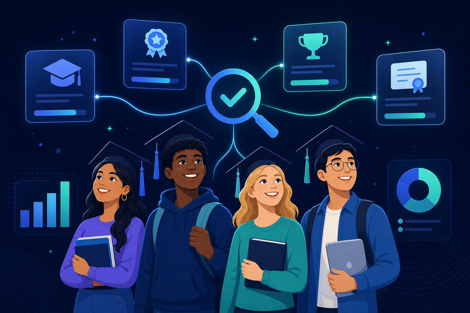 Students matched to scholarships, grants, and fellowships